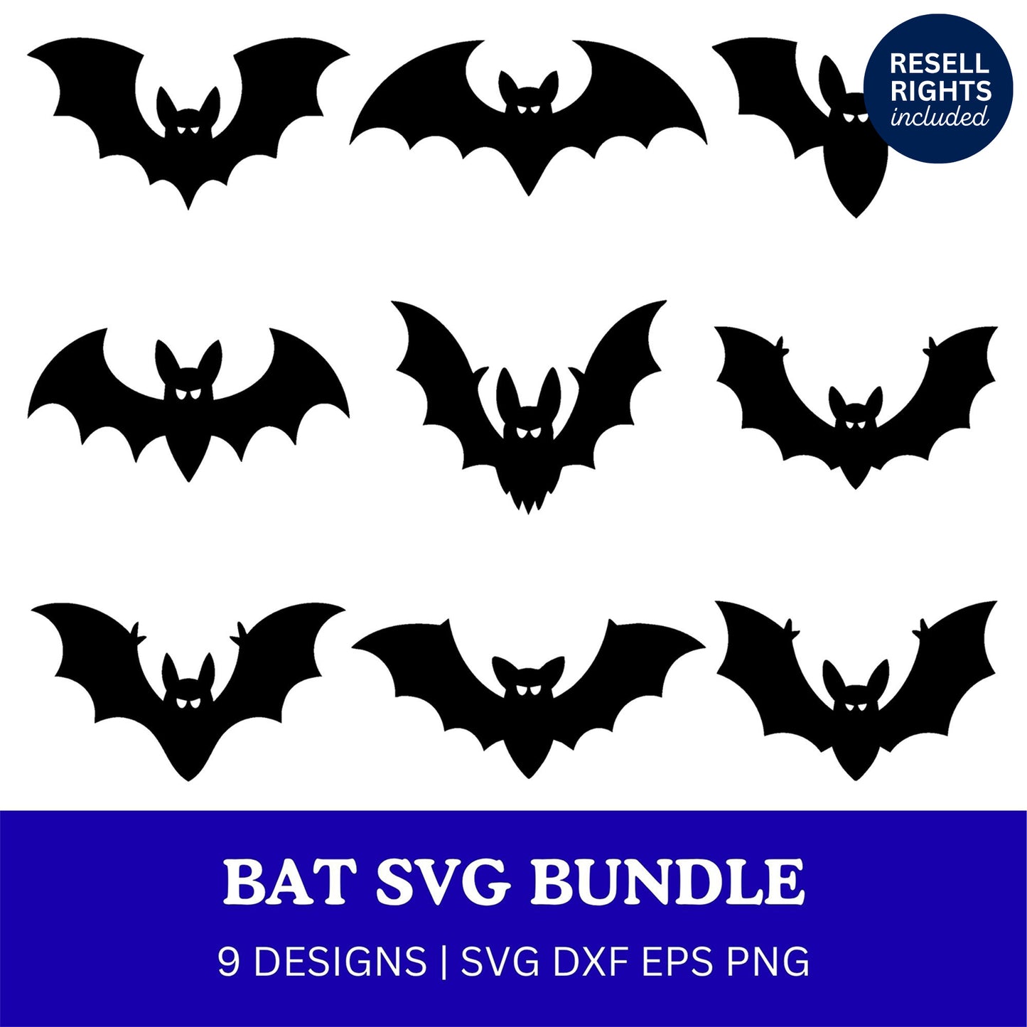 Bat SVG Bundle | Resell Rights Included