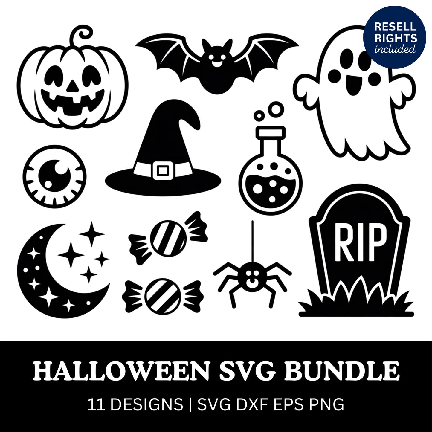 Halloween SVG Bundle | Resell Rights Included