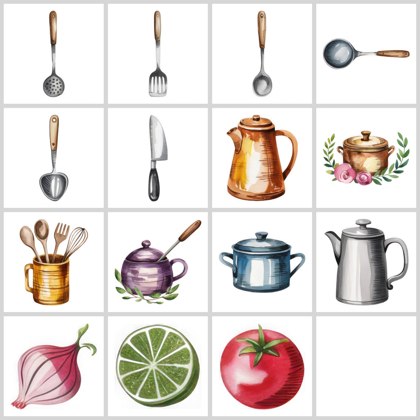 Kitchen Clipart Pack | Resell Rights Included