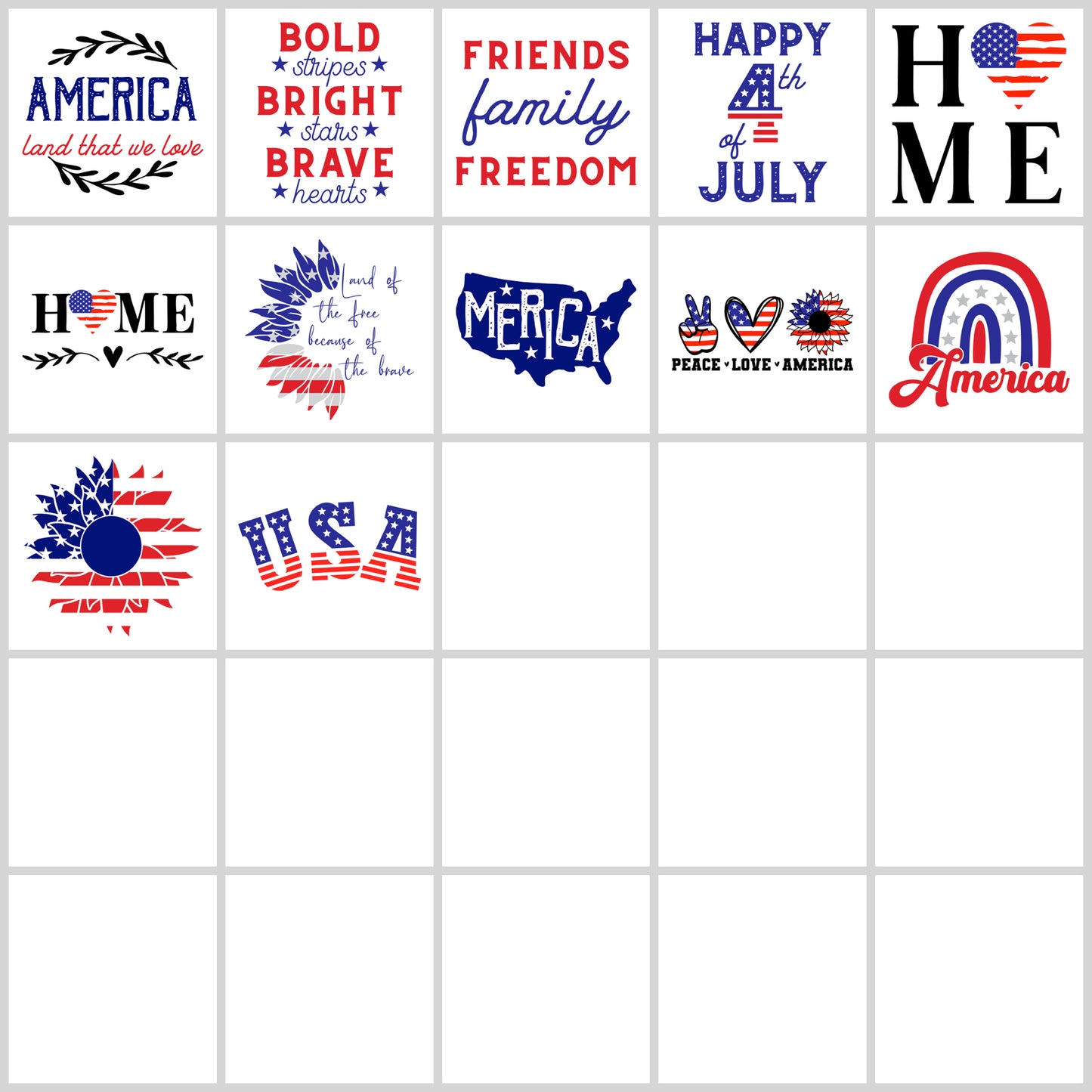 4th of July SVG Bundle | Resell Rights Included