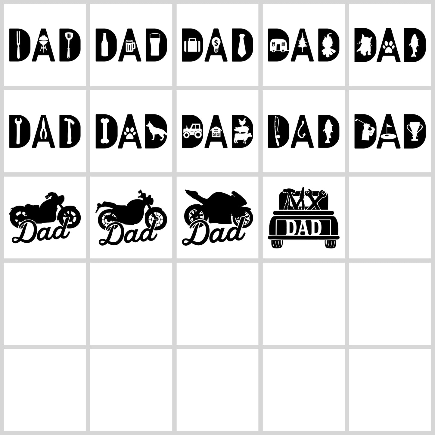 Dad SVG Bundle | Resell Rights Included
