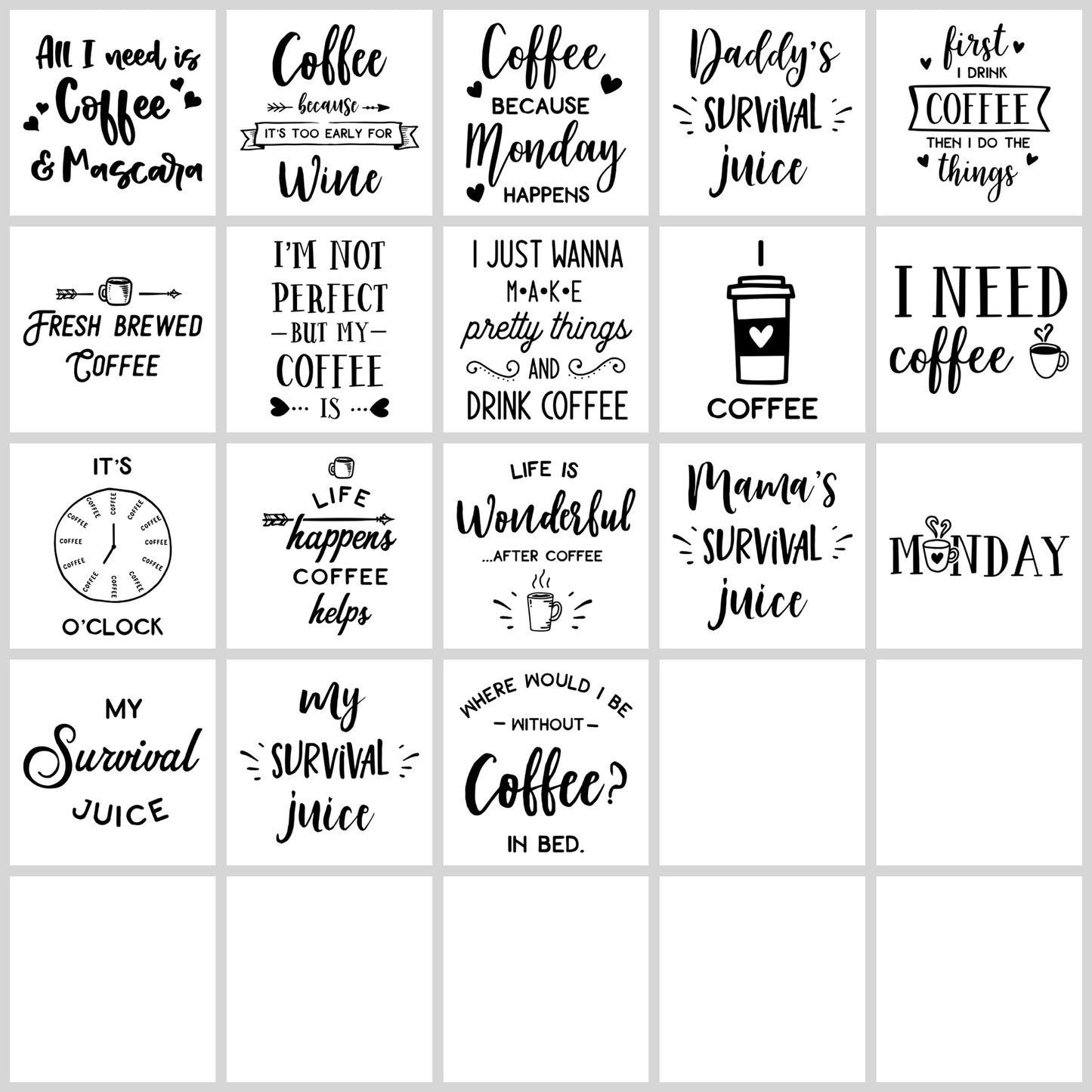 Coffee SVG Bundle | Resell Rights Included