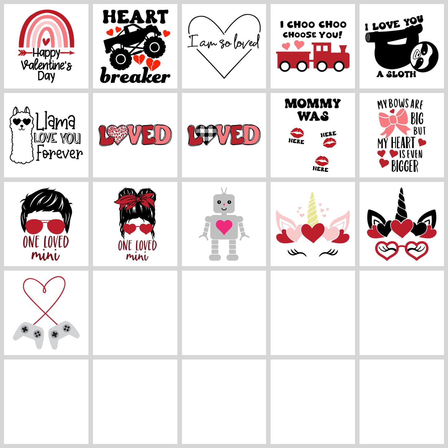 Kids Valentine SVG Bundle | Resell Rights Included