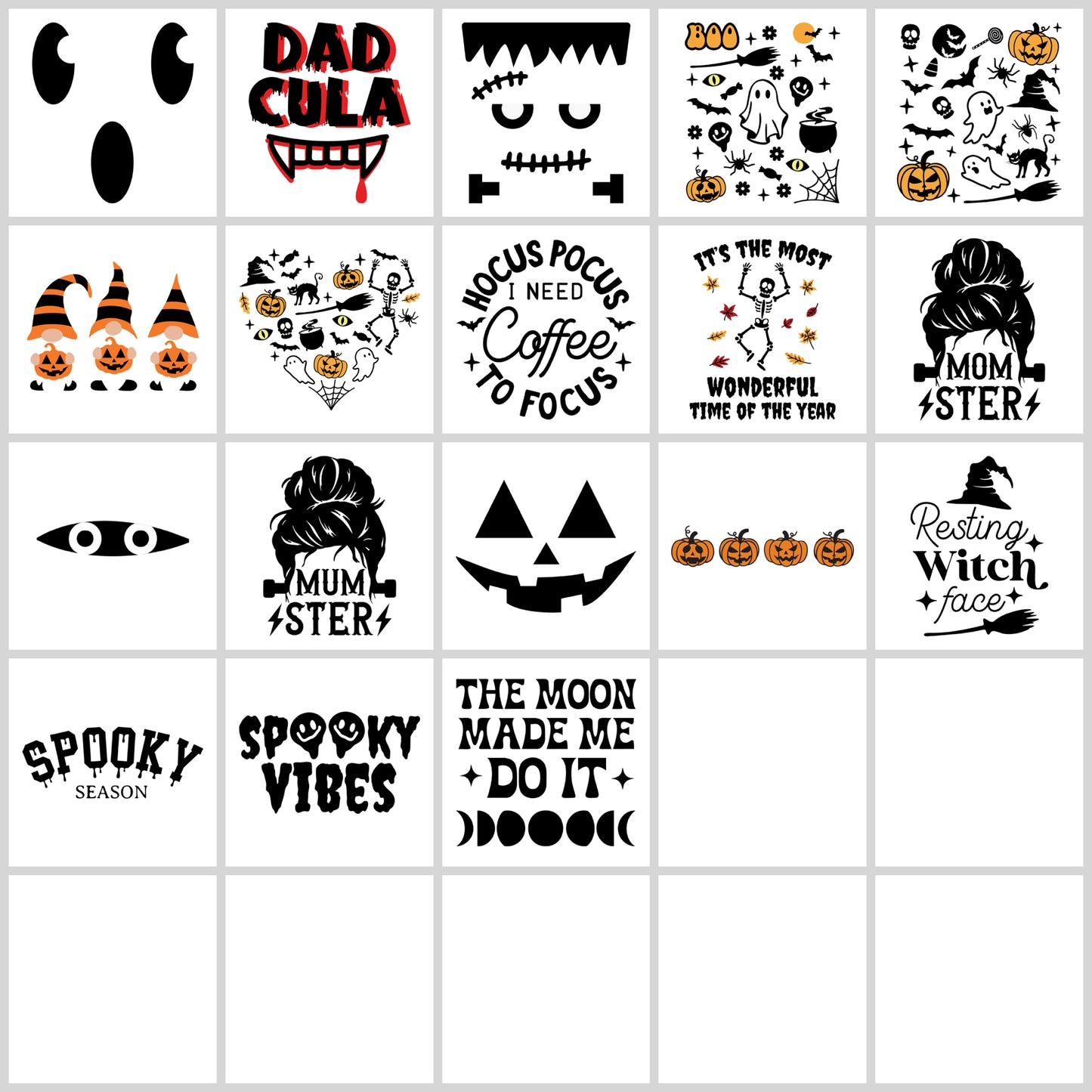 Halloween Shirt SVG Bundle | Resell Rights Included