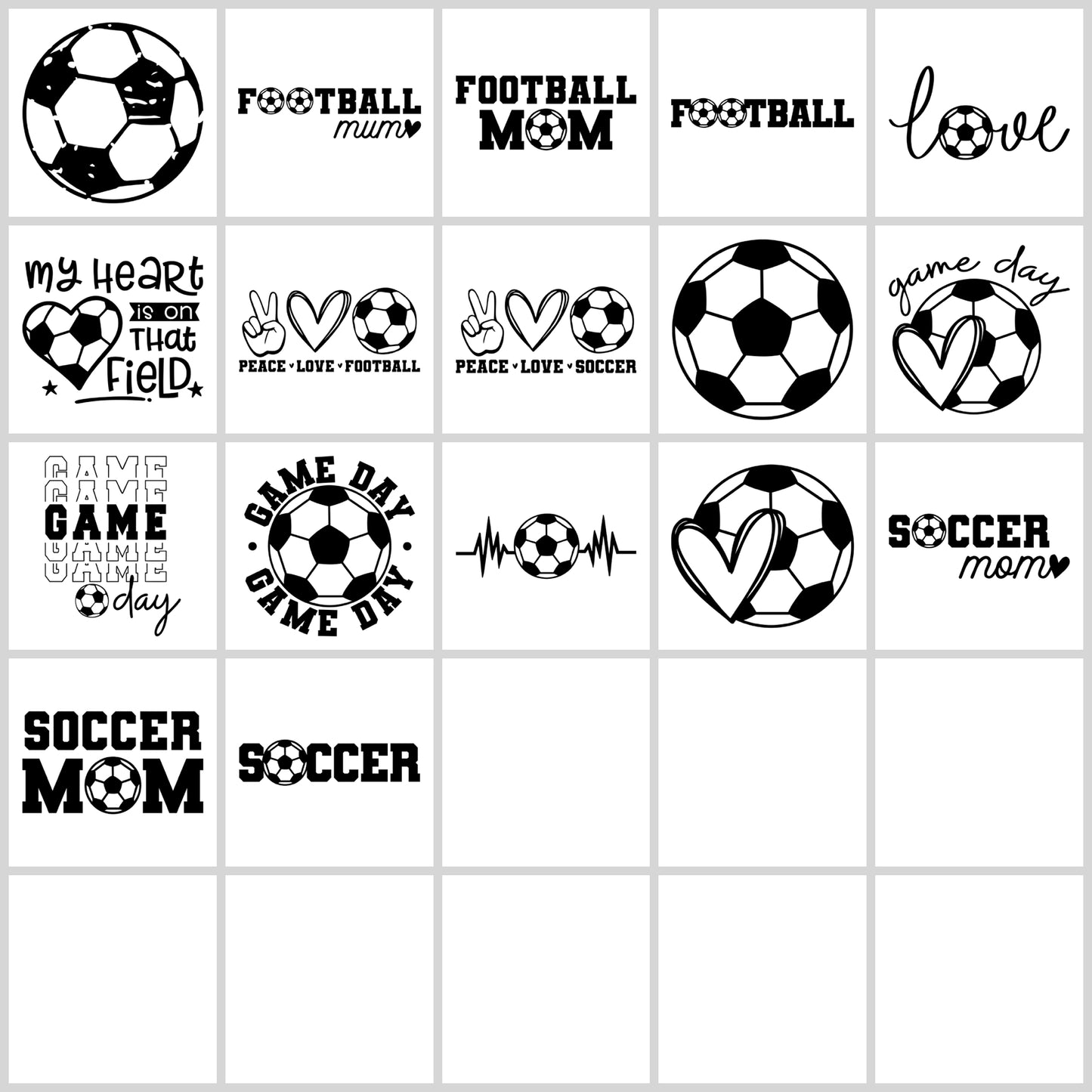 Soccer SVG Bundle | Resell Rights Included