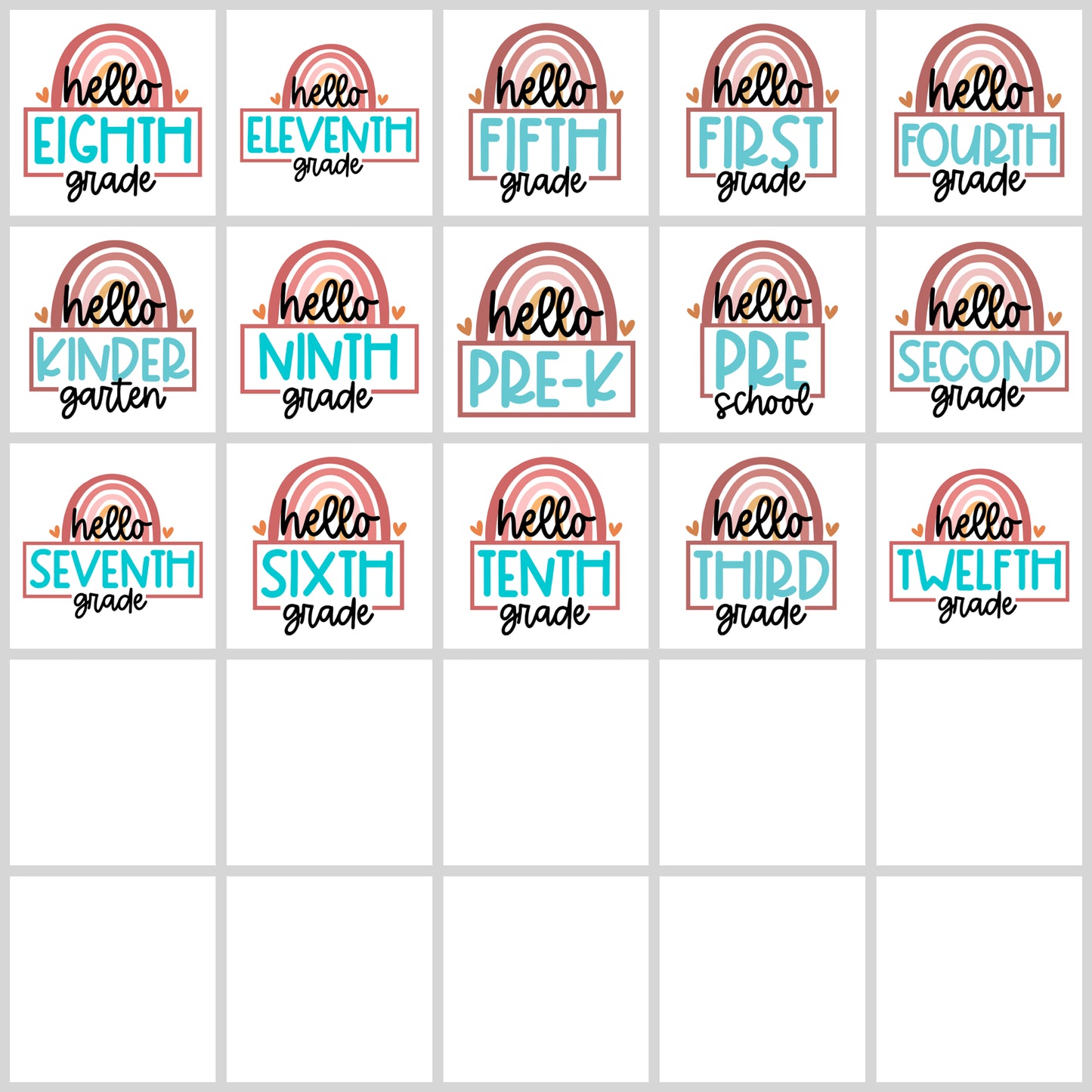 Back to School shirt designs SVG Bundle | Resell Rights Included