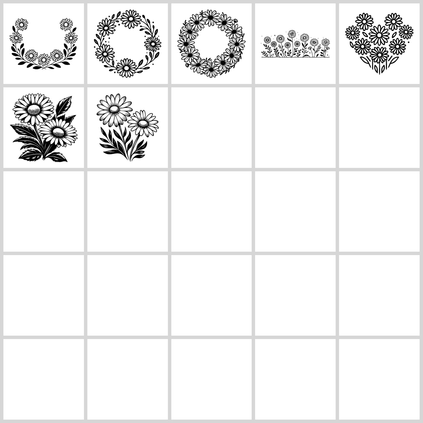 Daisy SVG Bundle | Resell Rights Included