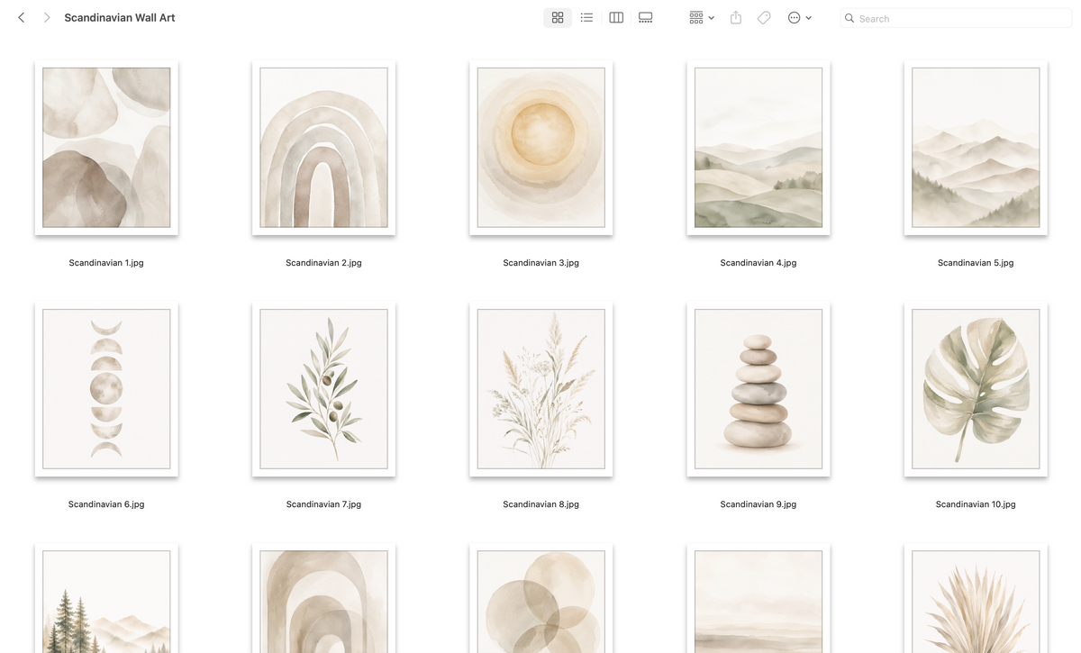 Scandinavian Wall Art