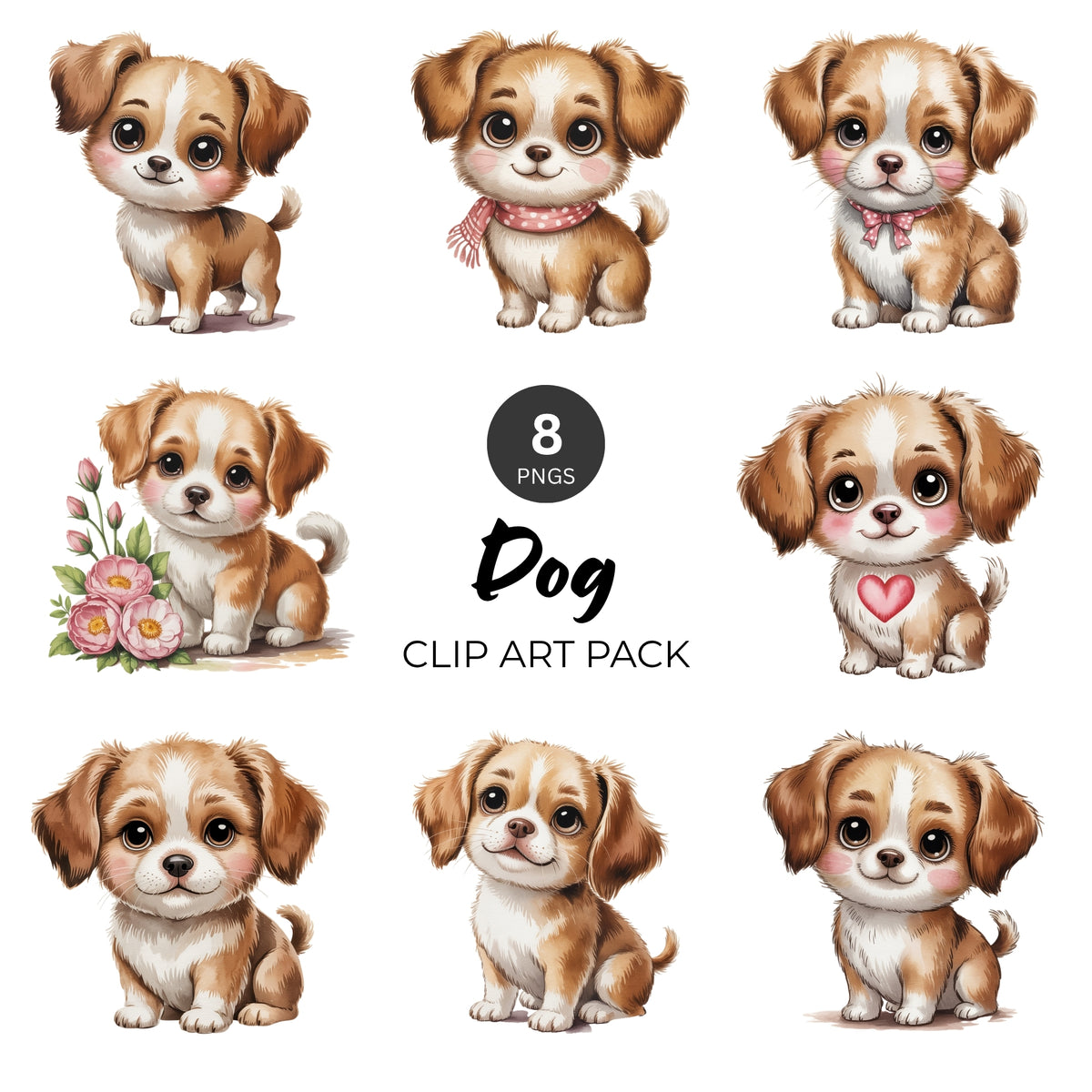 Dog Clipart Pack