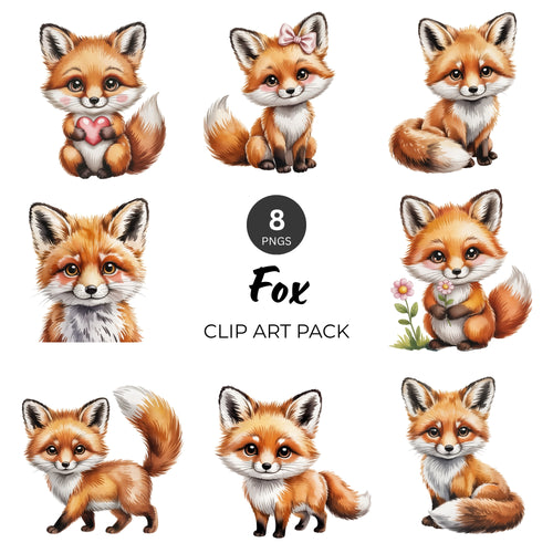 Fox Clipart Pack