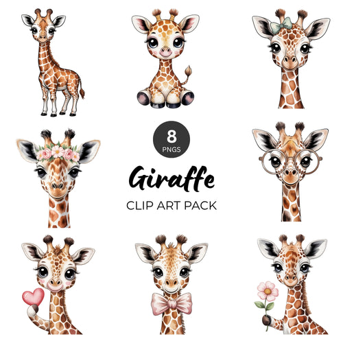 Giraffe Clipart Pack