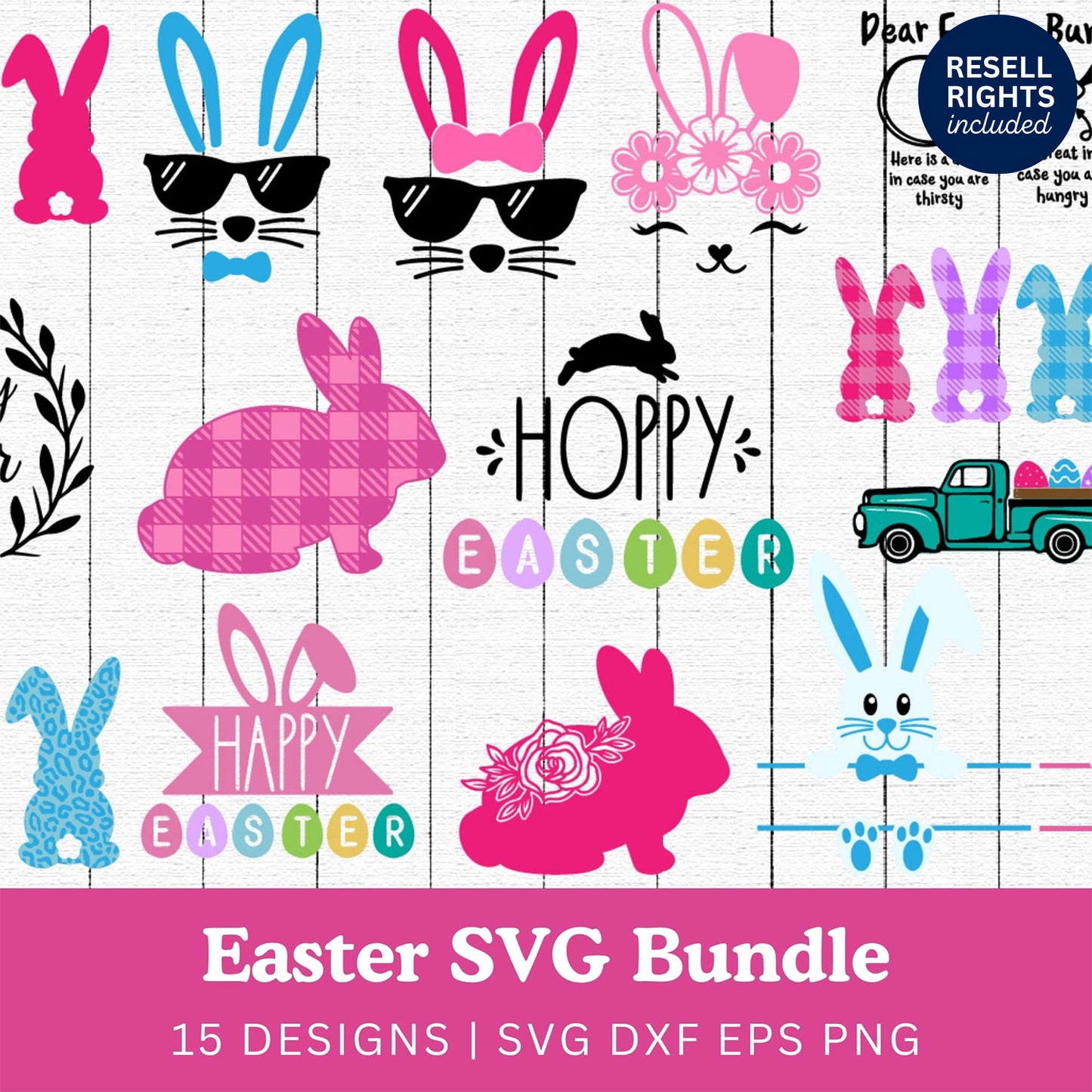 Easter SVG Bundle | Resell Rights Included