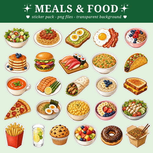 Meals and Food Stickers