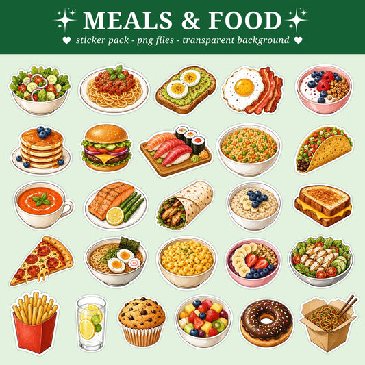 Meals and Food Stickers