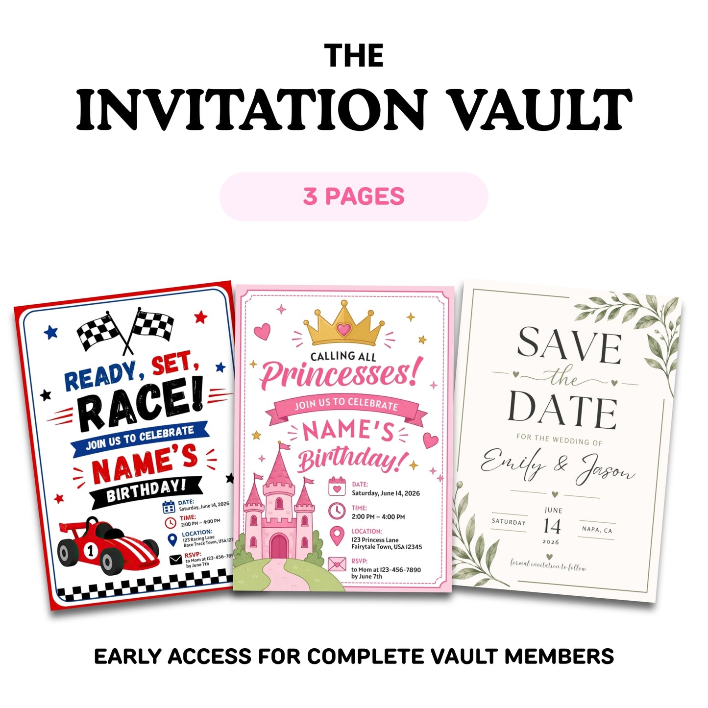 The Invitation Template Vault