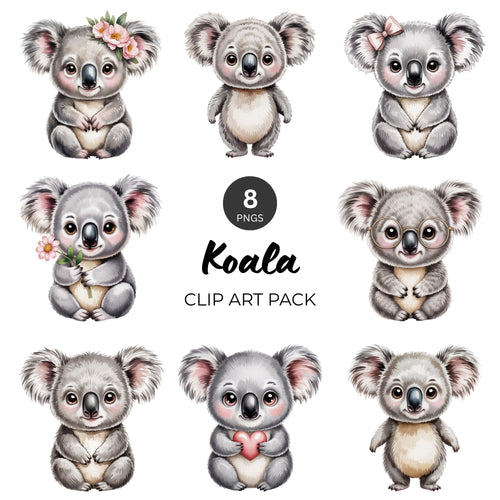 Koala Clipart Pack