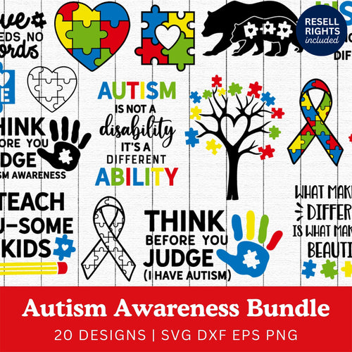 Autism Awareness SVG Bundle