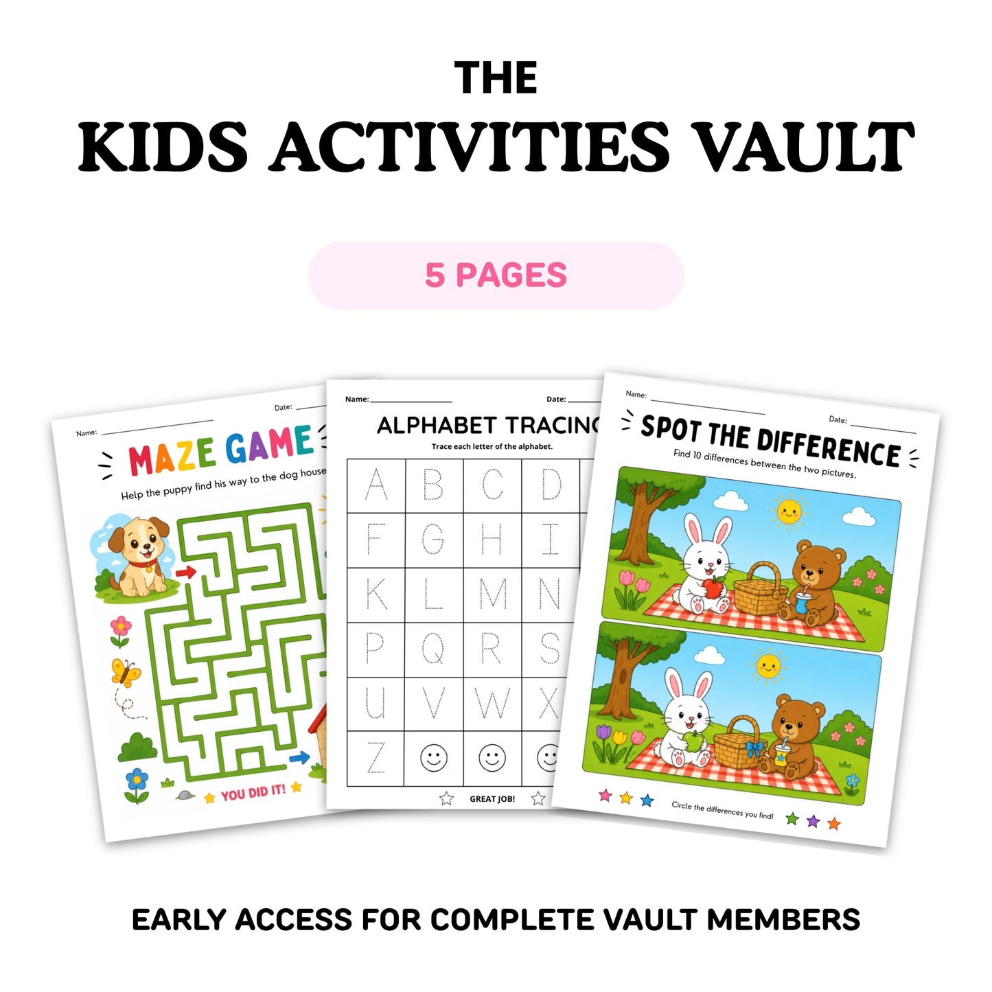 The Kids Activities Vault