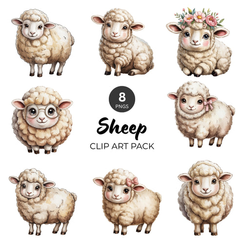 Sheep Clipart Pack