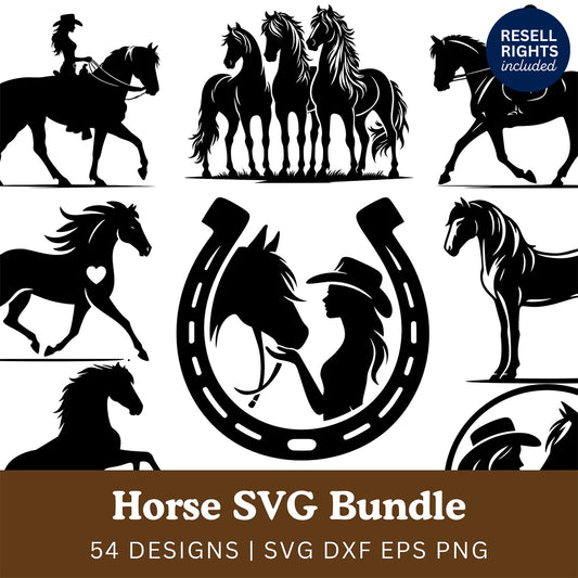 Horse SVG Bundle | Resell Rights Included