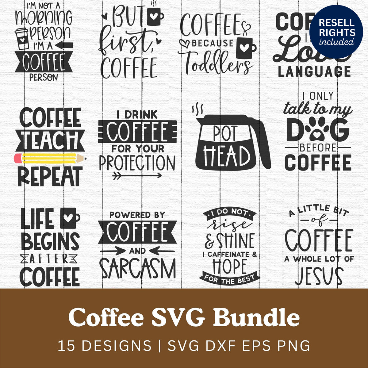 Coffee SVG Bundle