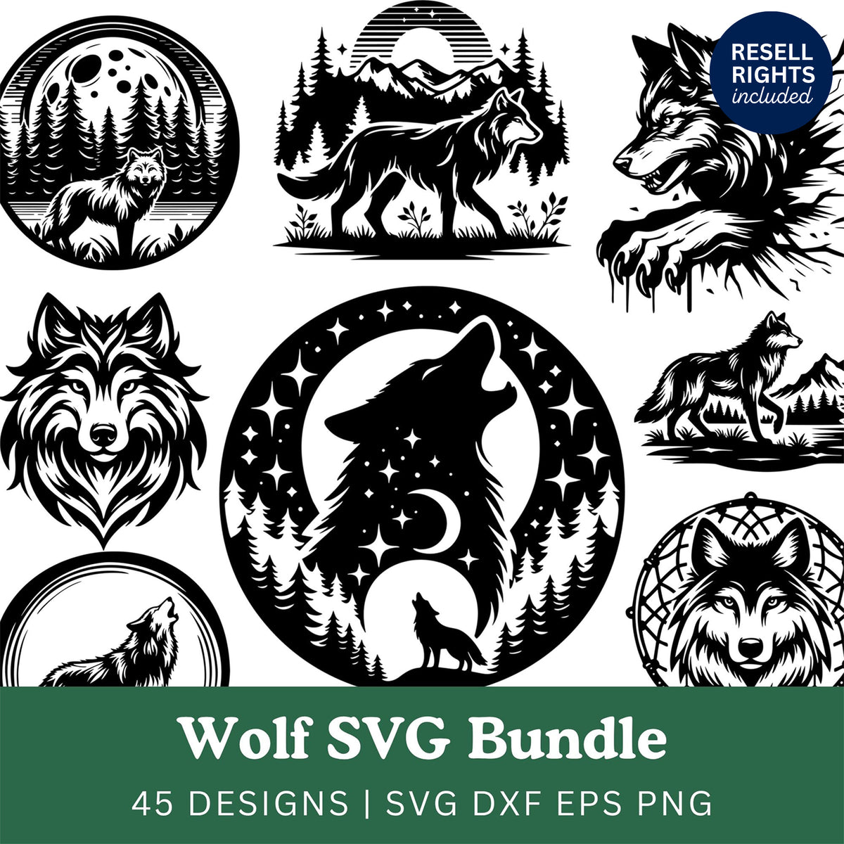 Wolf SVG Bundle