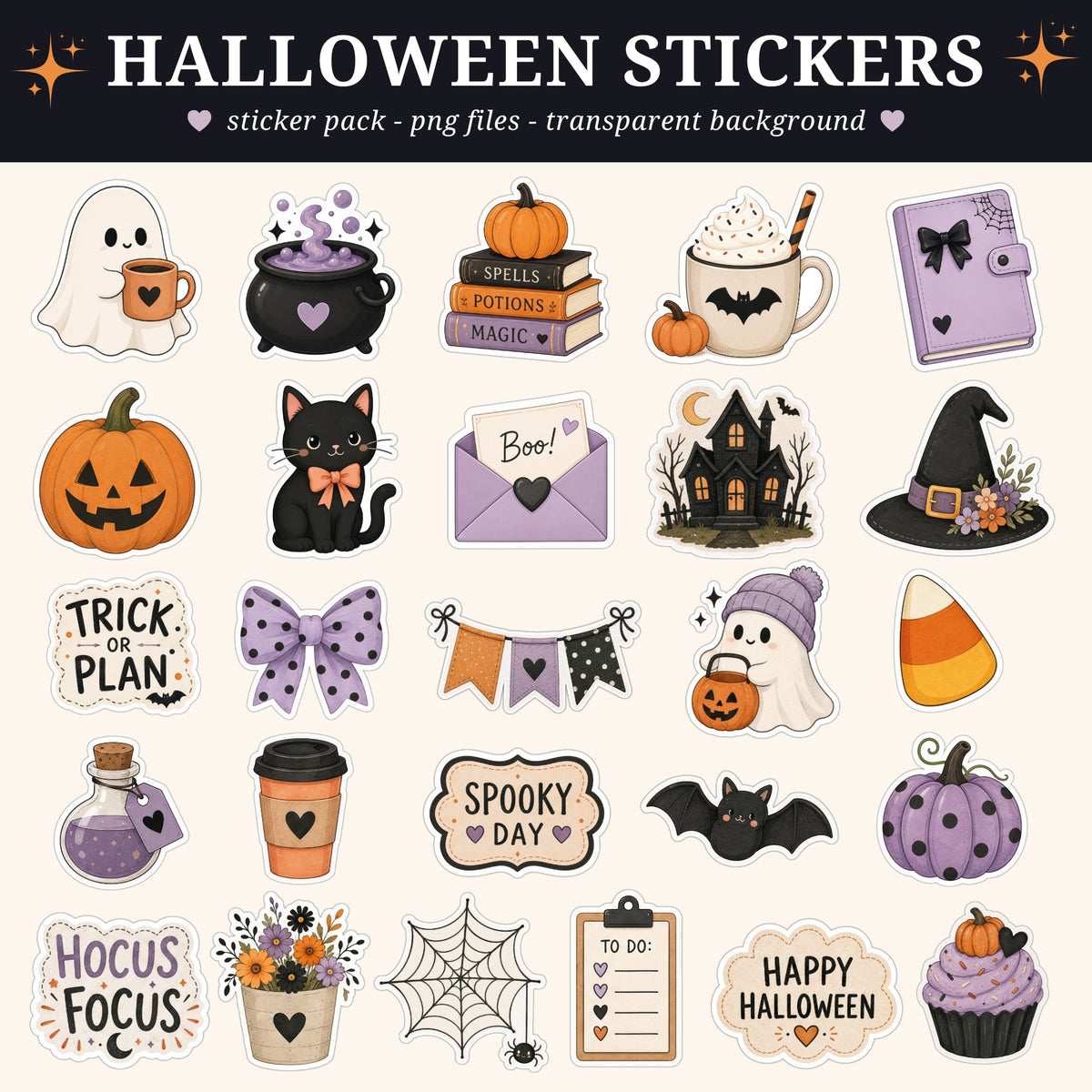 Halloween Planner Stickers