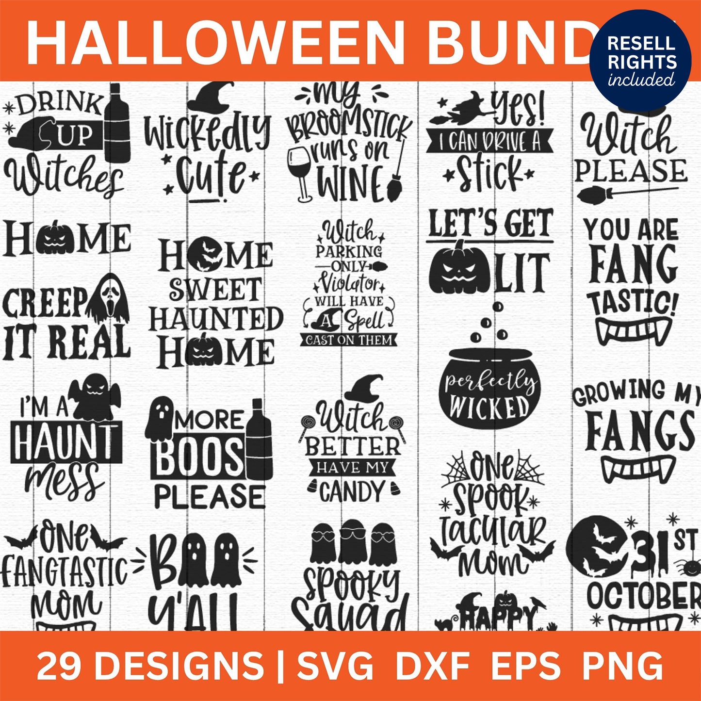 Halloween SVG Bundle | Resell Rights Included