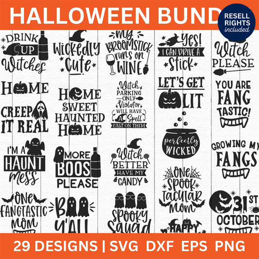 Halloween SVG Bundle | Resell Rights Included