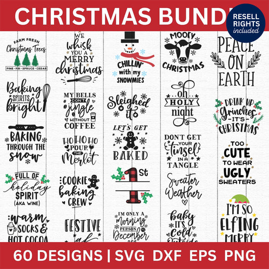 Christmas SVG Bundle | Resell Rights Included