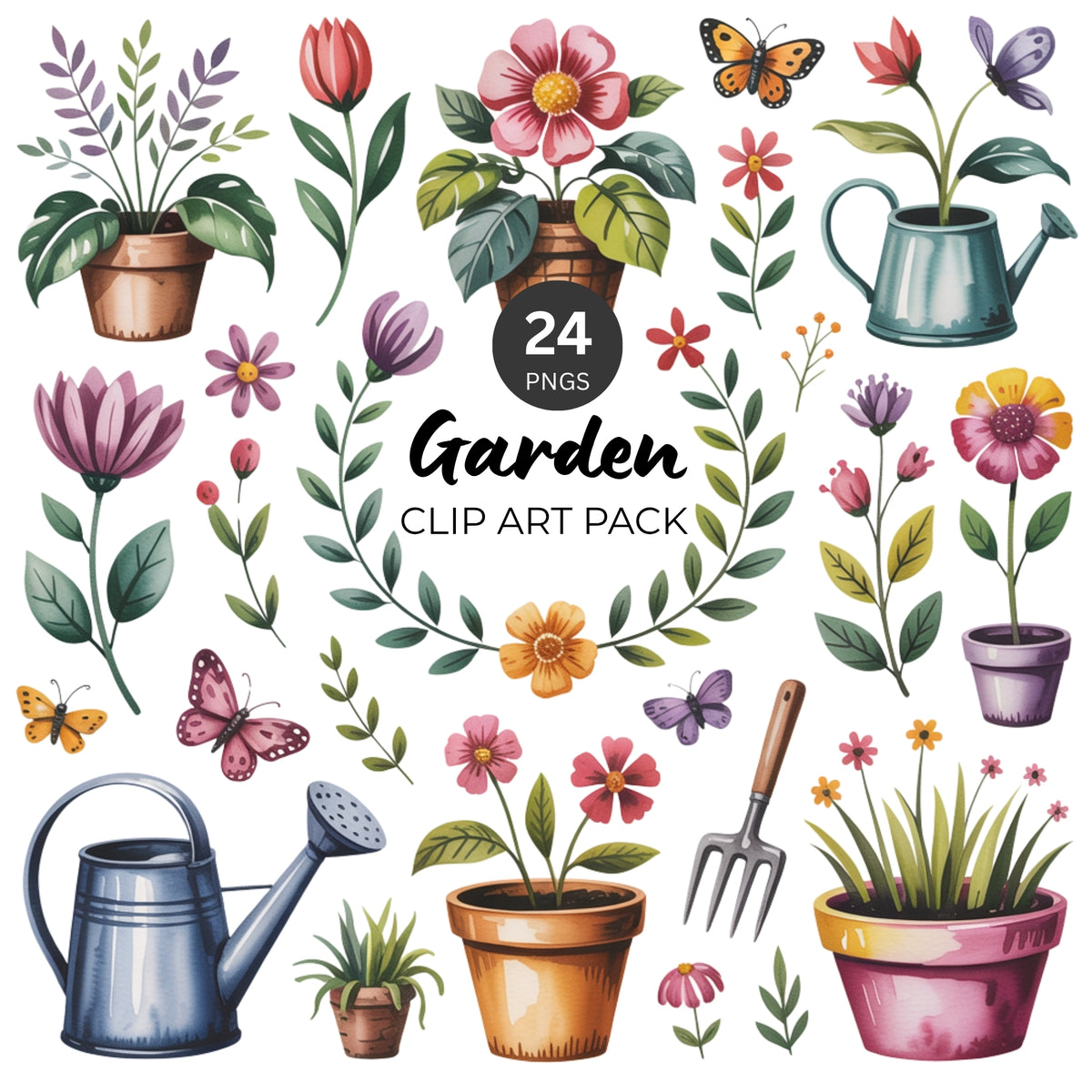 Garden Clipart Pack