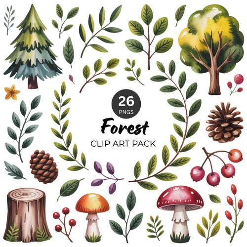 Forest Clipart Pack