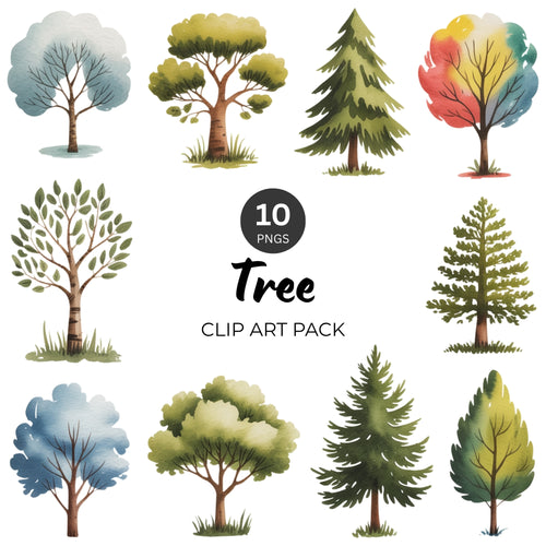 Tree Clipart Pack