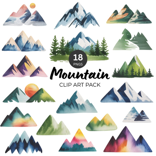Mountain Clipart Pack