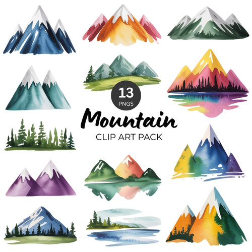 Mountain Clipart Pack