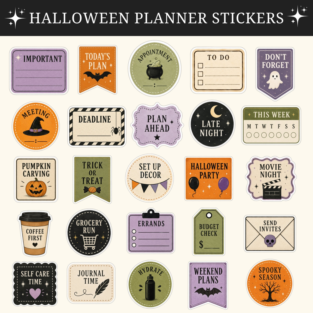 Halloween Stickers
