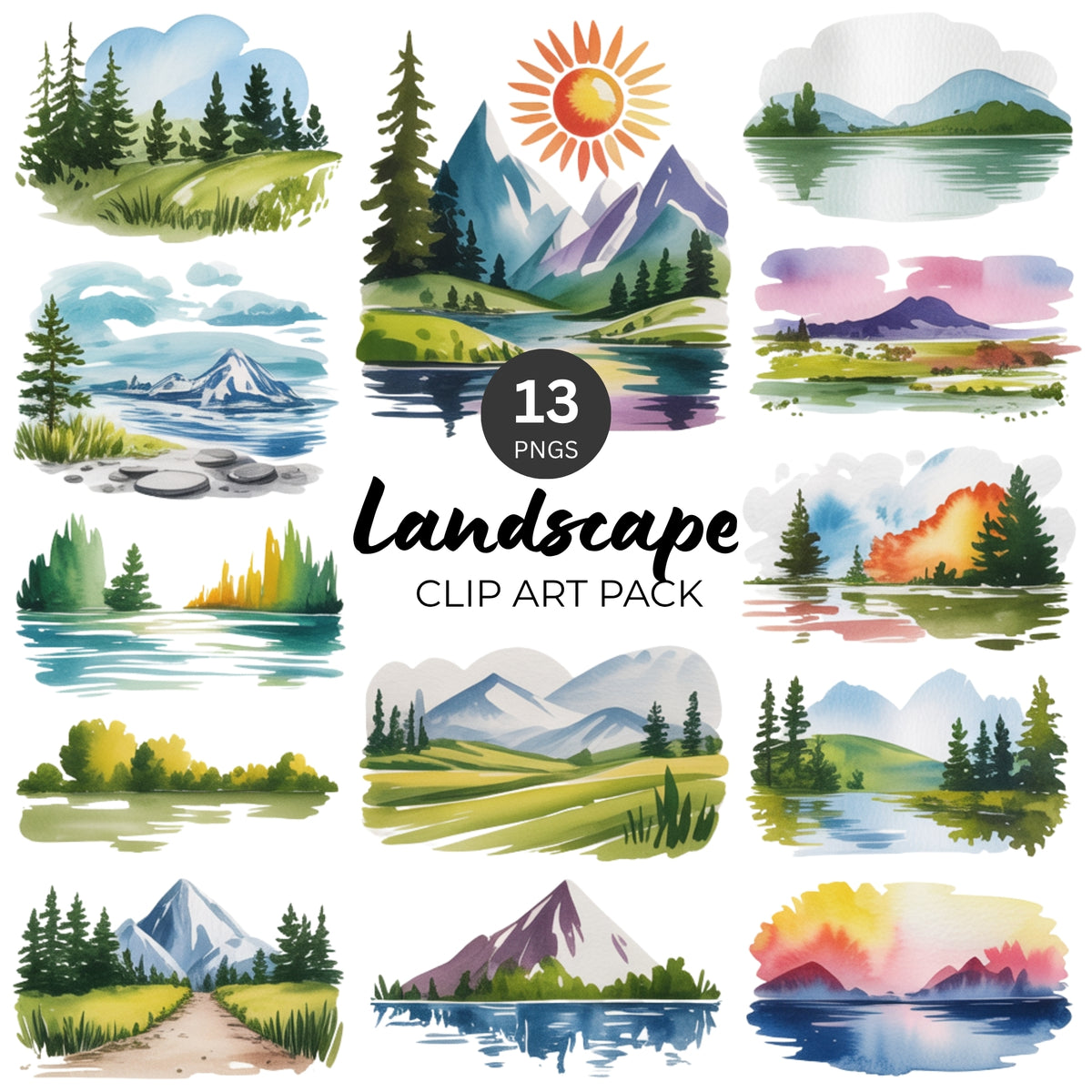 Landscape Clipart Pack