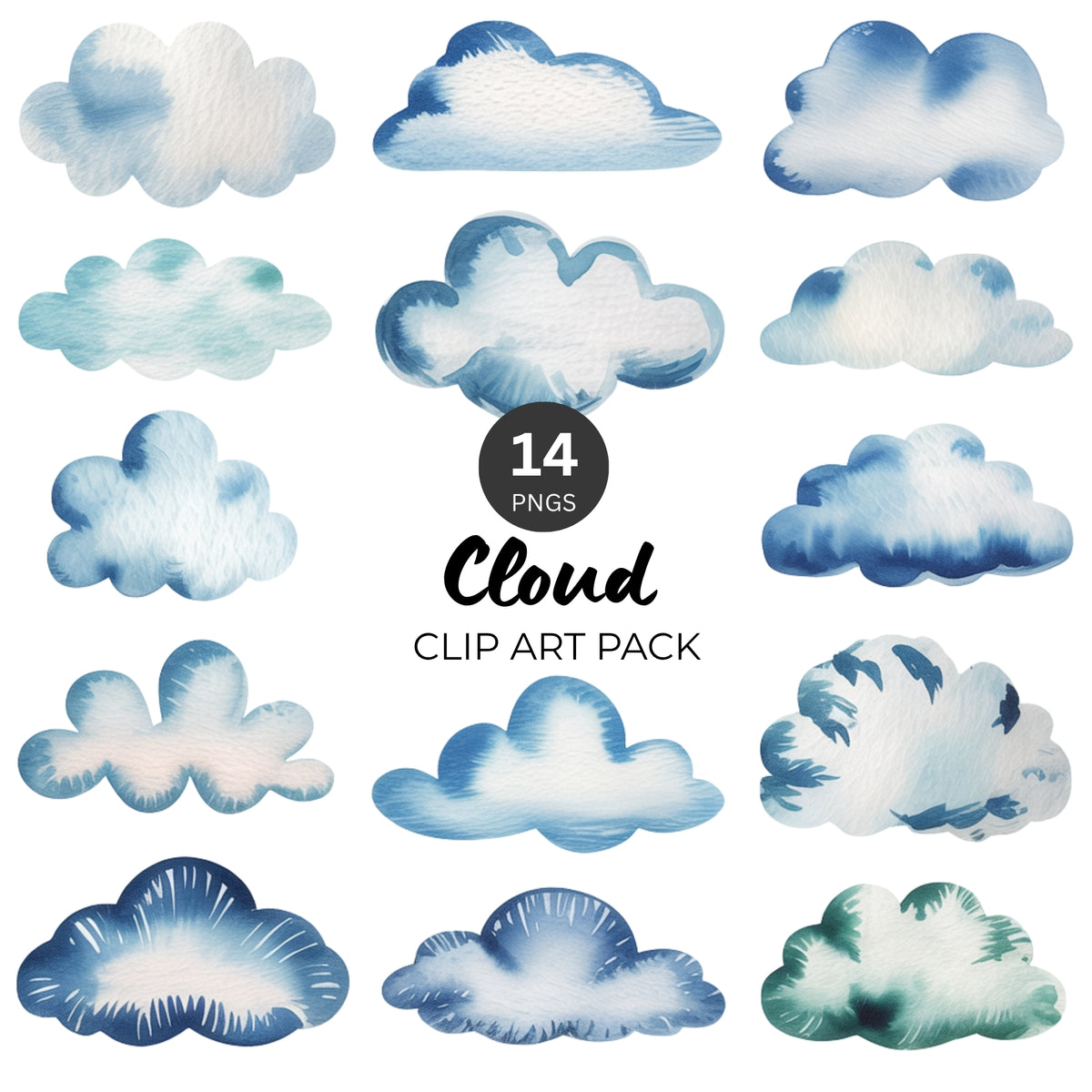 Cloud Clipart Pack
