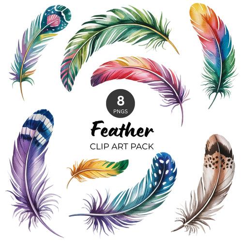Feather Clipart Pack