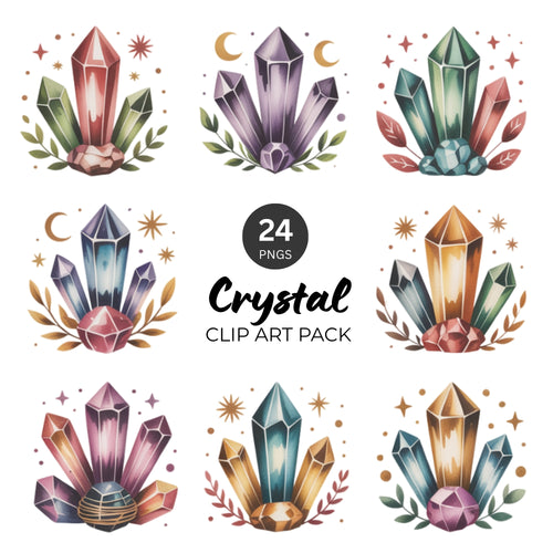 Crystal Clipart Pack