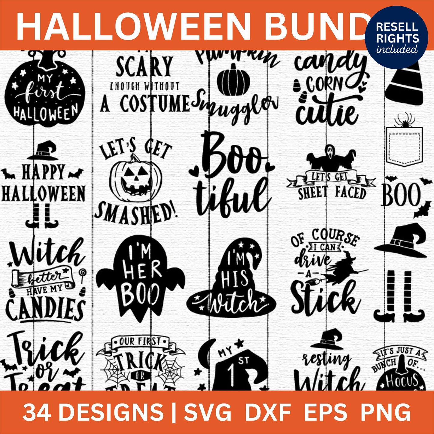 Halloween SVG Bundle | Resell Rights Included