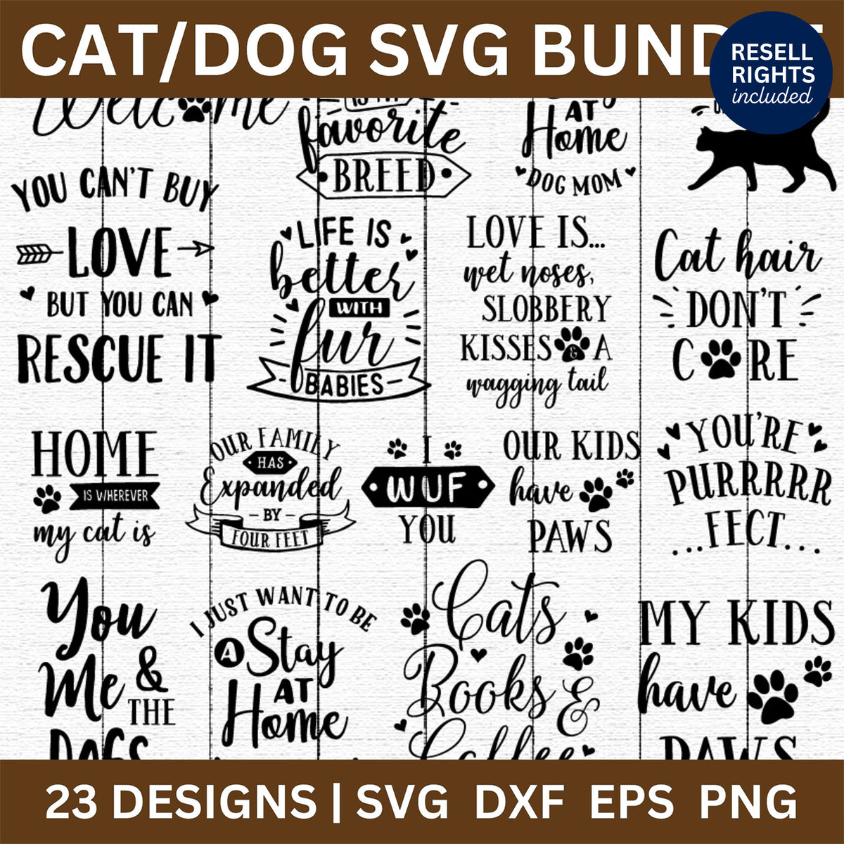 Cat Dog SVG Bundle