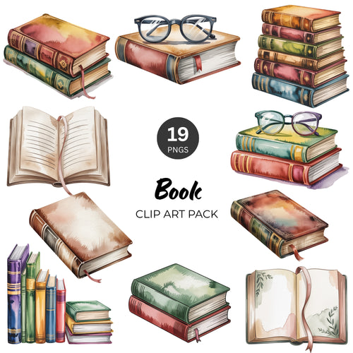 Book Clipart Pack