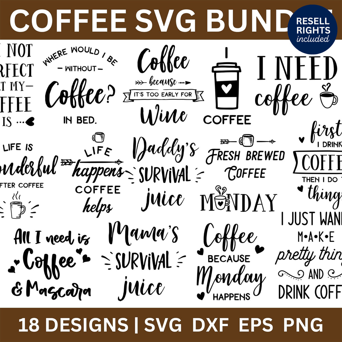 Coffee SVG Bundle
