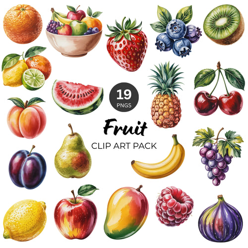 Fruit Clipart Pack