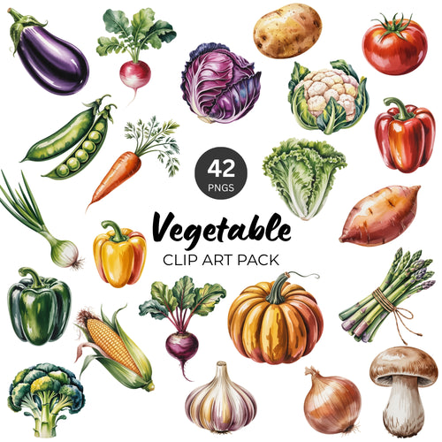 Vegetable Clipart Pack