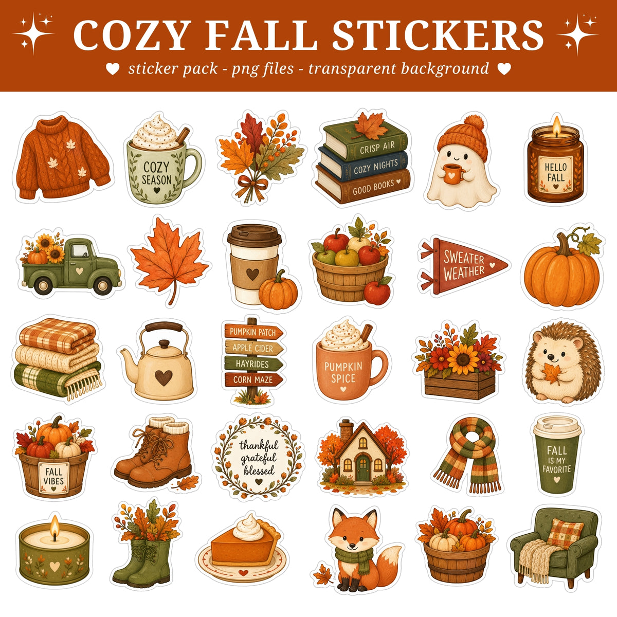 Fall Stickers