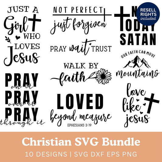 Christian SVG Bundle | Resell Rights Included