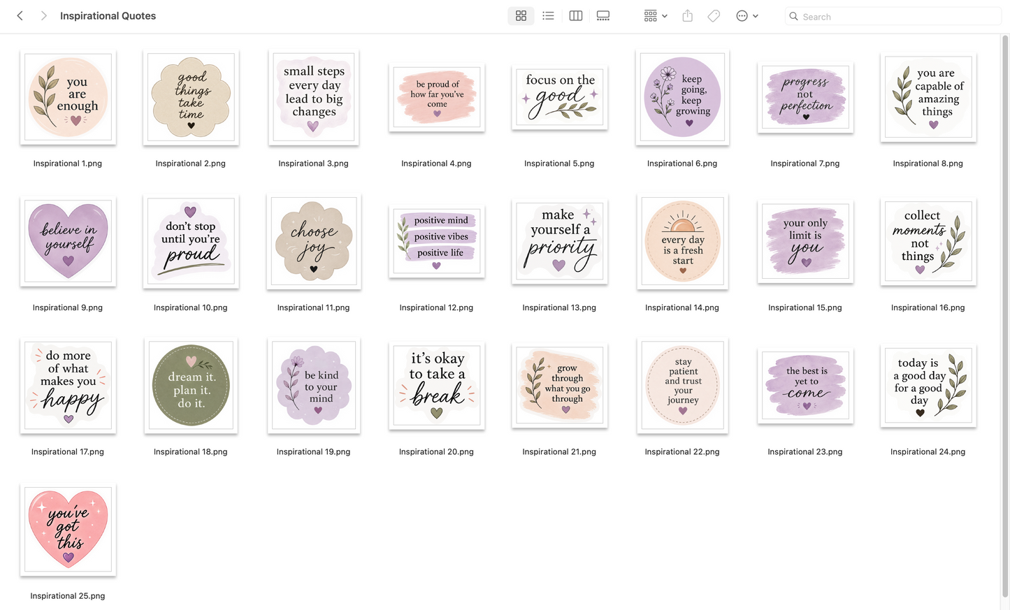 Inspirational Quotes Stickers