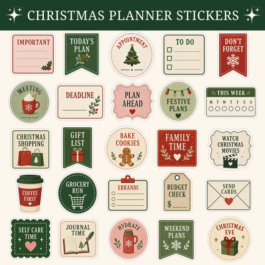 Christmas Planner Stickers